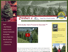 Tablet Screenshot of carolinafraserfir.com